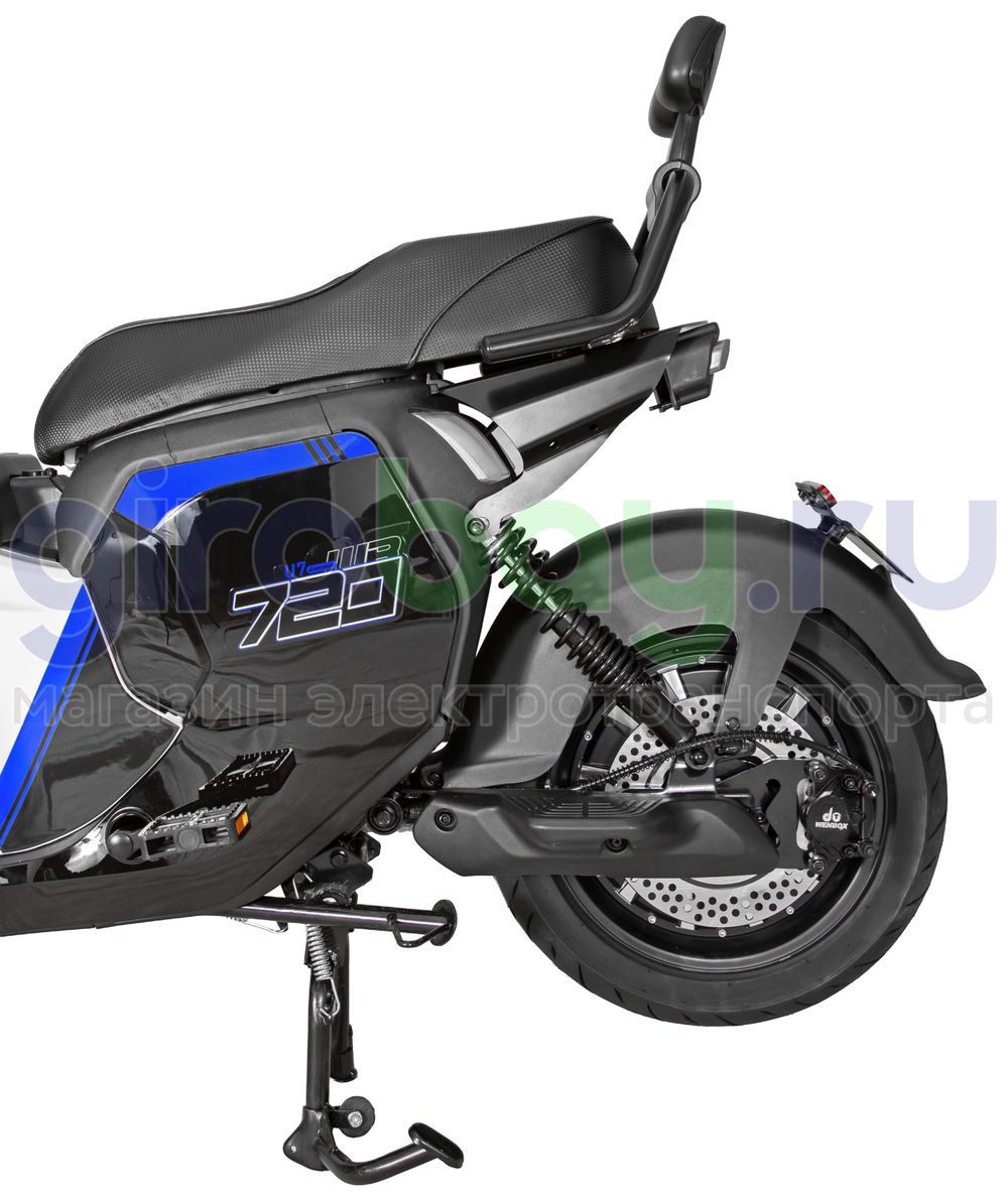 Электроскутер WENBOX U7 1500W (60V/30Ah) - Синий фото №12