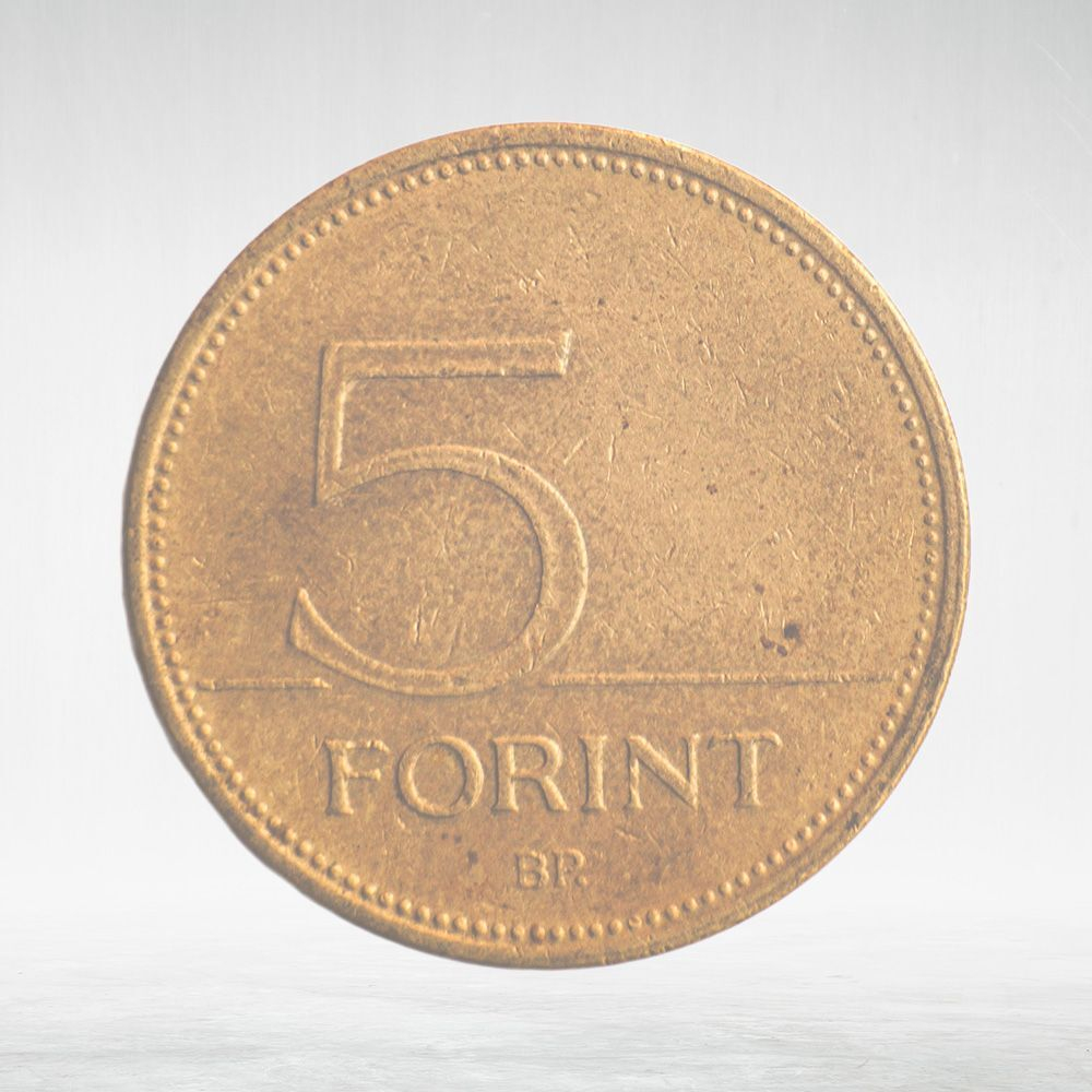 Hungary, 5 Forint, 1994, VF
