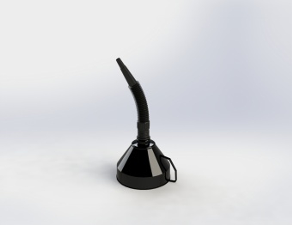 Воронка OKTAN для ГСМ, чёрный-жёлтый, 160 мм