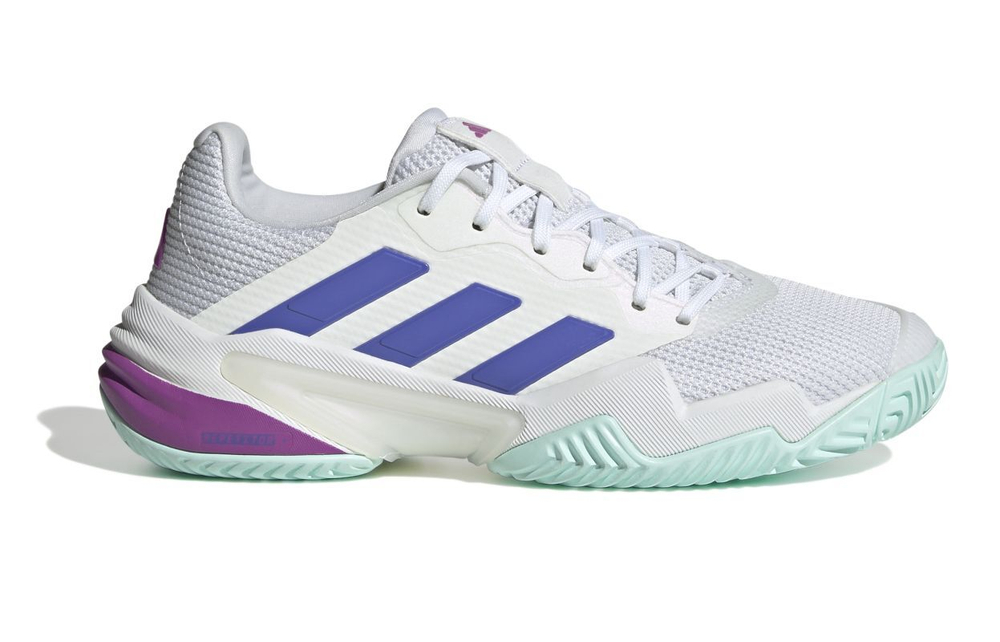 Женские Кроссовки теннисные Adidas Barricade 13 W - белый