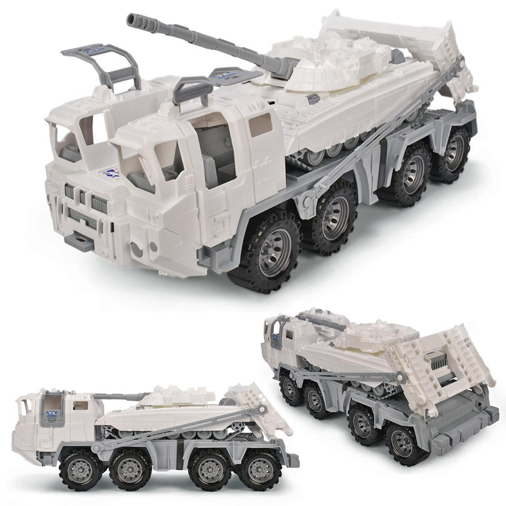 Военный тягач "Арктика" с танком (Нордпласт)