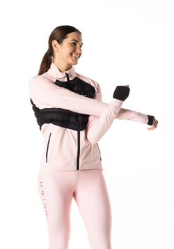 ЛОНГСЛИВ С ПУХОВОЙ ВСТАВКОЙ ЖЕНСКИЙ LONG SLEEVE DOWN PUFFER | ROSE QUARTZ