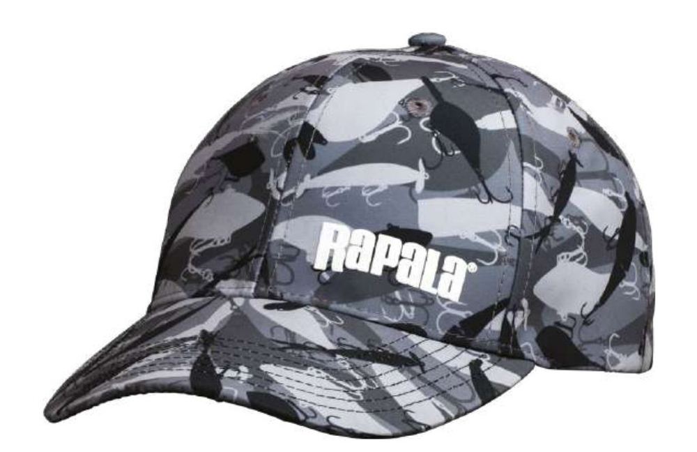 Кепка рыболовная Lure Camo, цвет серый камуфляж