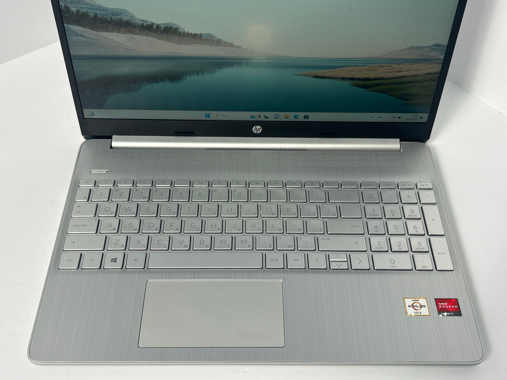 Ноутбук HP 15s-eq1353ur (475Q5EA) 15.6"/AMD Athlon Gold 3150U/RAM 4GB/SSD 128 GB/Radeon Graphics/1920x1080/IPS/Windows 10/Подсветка кл-ры: нет/серебристый. Состояние: B2