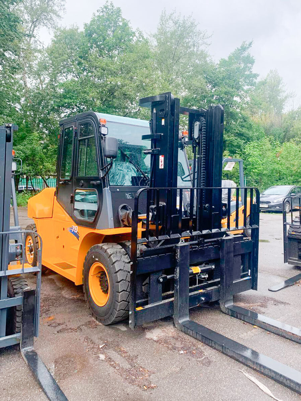 Вилочный дизельный погрузчик CHL 7,0 т с японск. двигателем