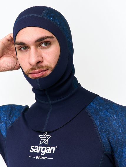 Шлем Sargan Sport 1022/BL длинный 3 мм синий