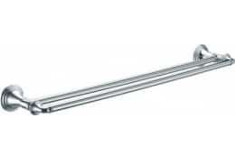 "BEST" Полотенцедержатель трубчатый 2-ой (60 см.) FX-71602 (к/к 10)