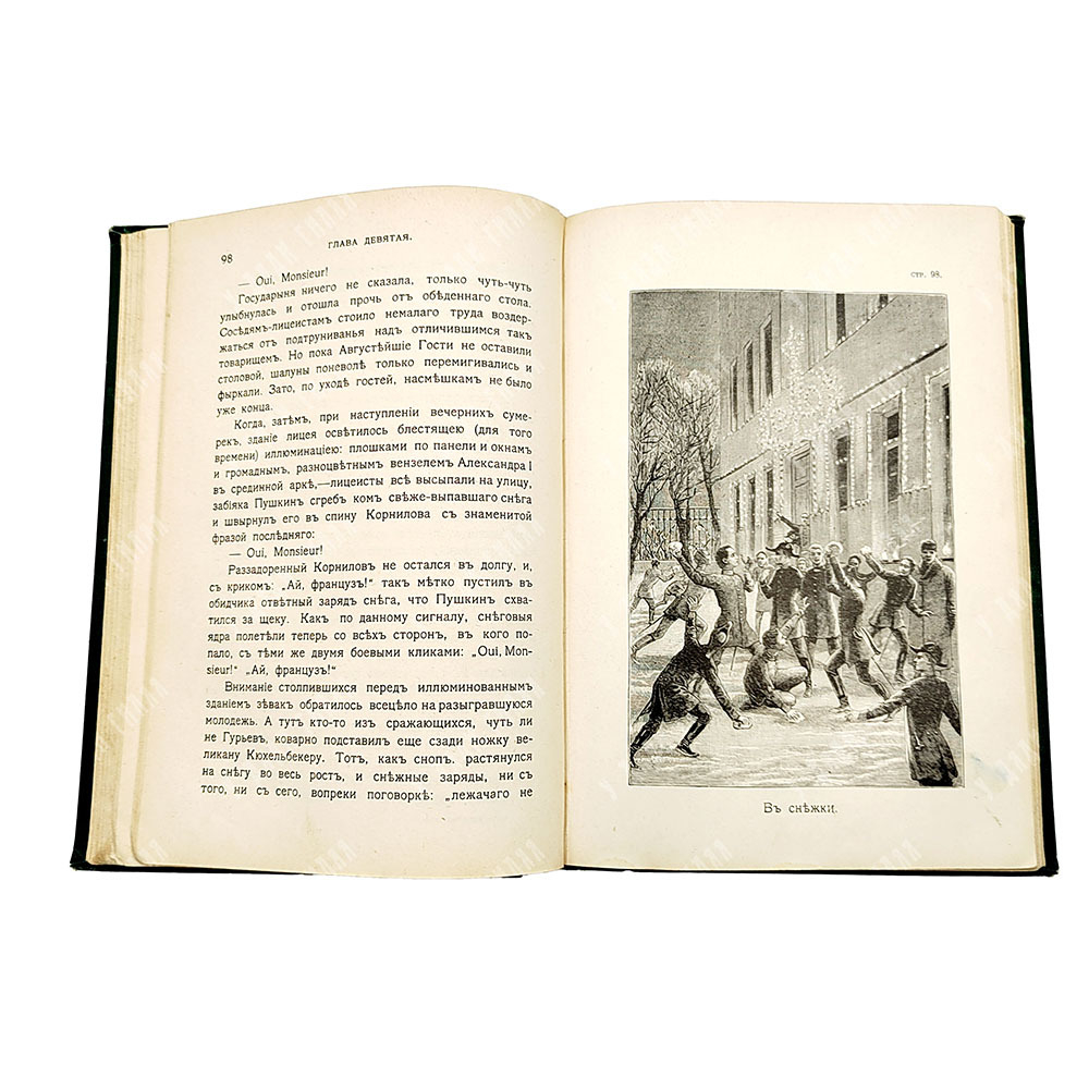 Авенариус В. П. Отроческие годы Пушкина: биографическая повесть. СПБ. Типография М. Меркушева, 1909