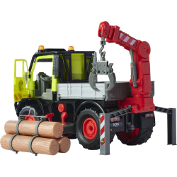 Dickie City - Большой лесовоз UNIMOG U530 Mercedes-Benz 45 см свет и звук 3749032 / артикул   3749032  / GTIN 4006333076671