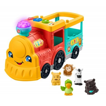 Fisher-Price Little People - обучающий поезд + 5 питомцев HHH93