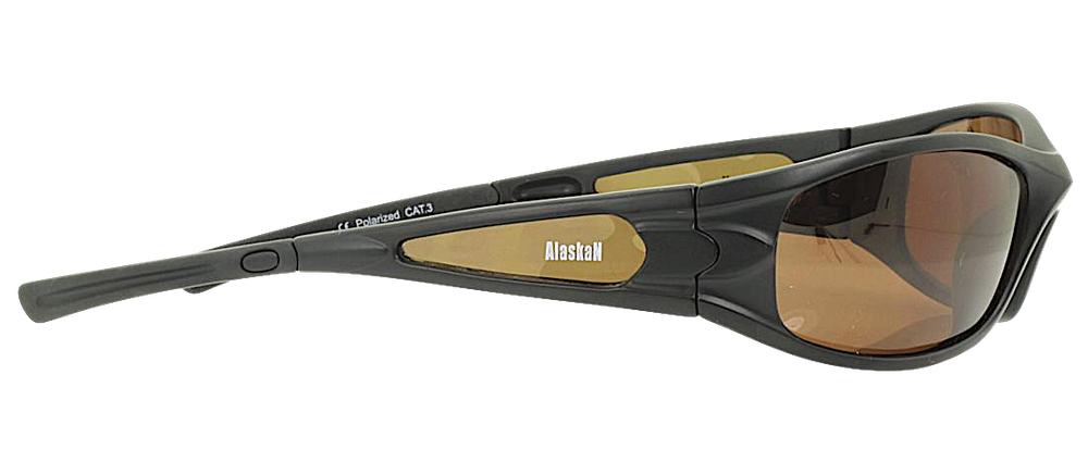 Очки Поляризац. Alaskan AG18-02 Taku Brown в чехле