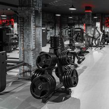 Диск обрезиненный 3 HANDLE черный D51 мм PROFI-FIT 20 кг