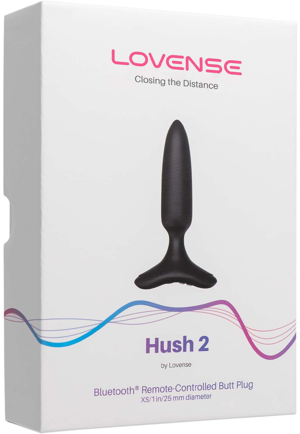 LOVENSE Hush 2 - Анальная пробка, Ø 2,5 см