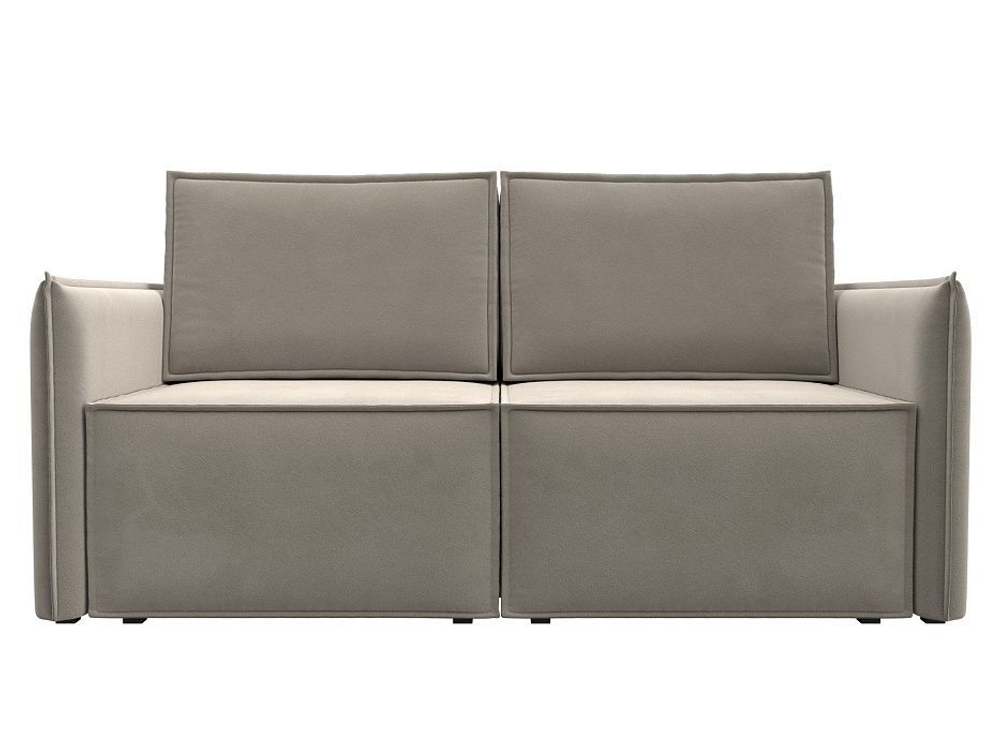 Диван прямой Либерти мини, Бежевый, Микровельвет, 121900