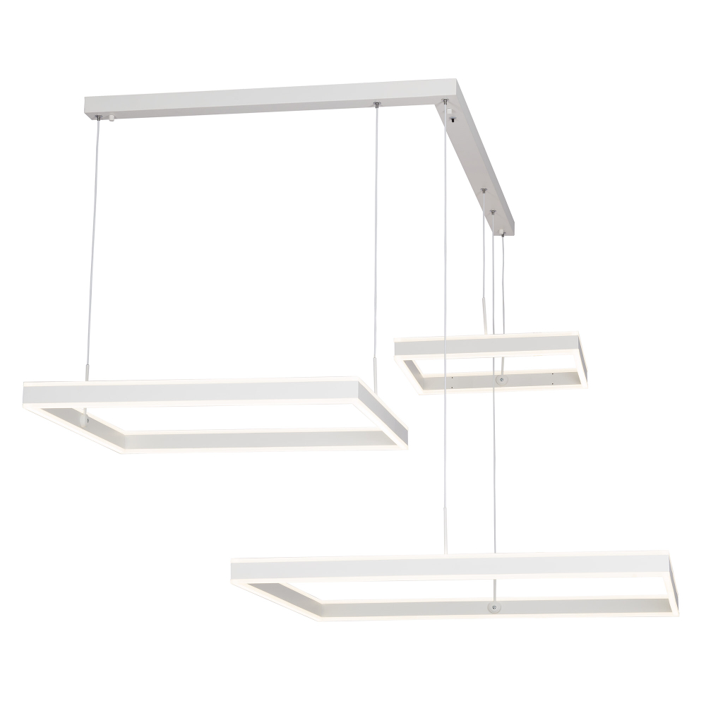 Citilux Дуэт CL719K310 LED Люстра подвесная с пультом Белая