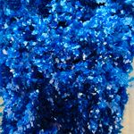 Хлопья Индиго прозрачные для дизайна ногтей, маникюра, бодиарта, макияжа...