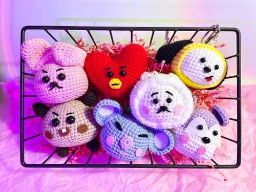 Брелок (вязаный) / ChinSilToys / bt21 mini
