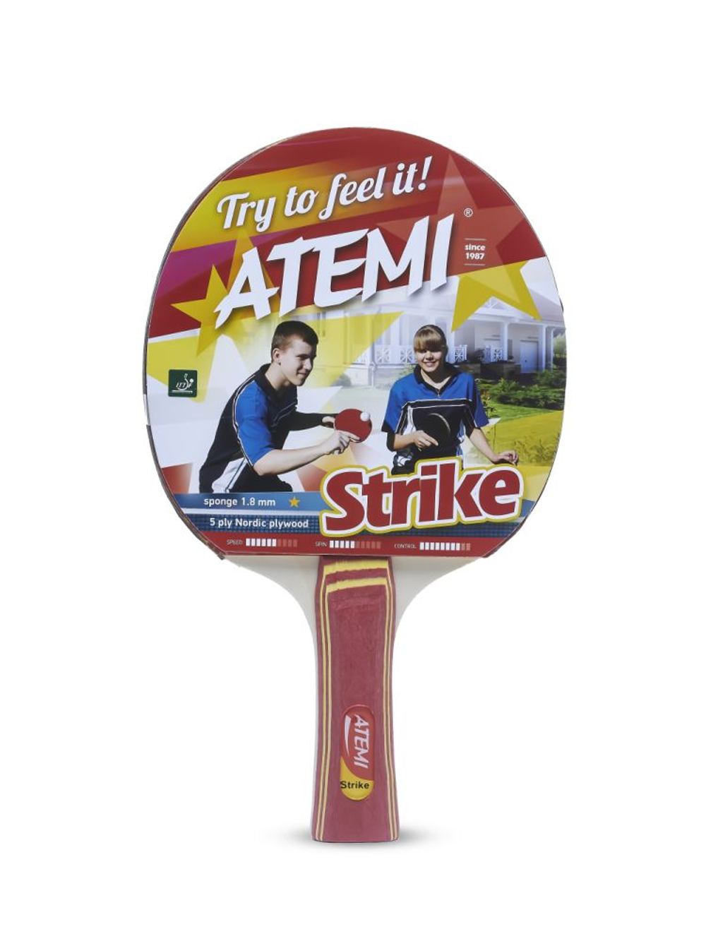 Набор для тенниса Атеми Strike ( 2 ракетки+чехол+3 мяча)