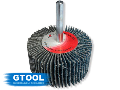 Шлифовальная лепестковая головка GTOOL ZC 60x30x6мм, P120