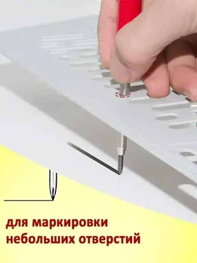 Карандаш строительный с точилкой, с комплектом грифелей.