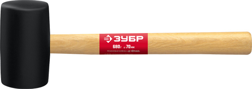 2050-75 Киянка резиновая с деревянной ручкой