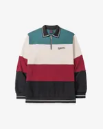 Толстовка YMKASHIX Four Stripes Зеленый/Песочный/Красный/Черный