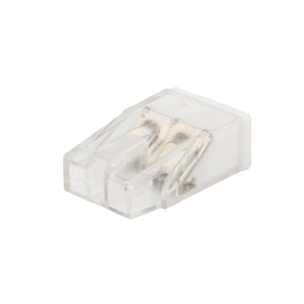 Экспресс-клемма с пастой REXANT СМК 2273-242, 2-проводная 0.5-2.5 мм², прозрачная, блистер (20 шт./у