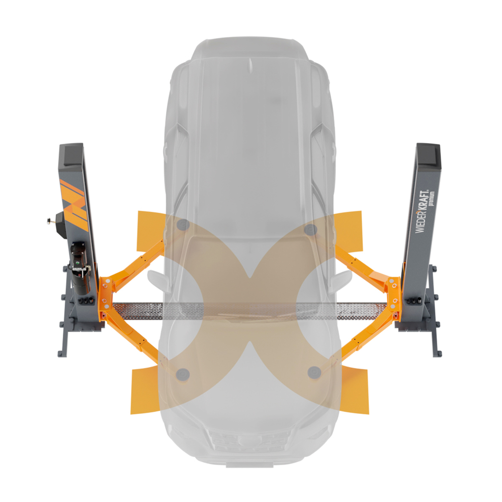 WDK-524N Подъемник двухстоечный с нижней синхронизацией 5 тонн, одност. разбл., 380В