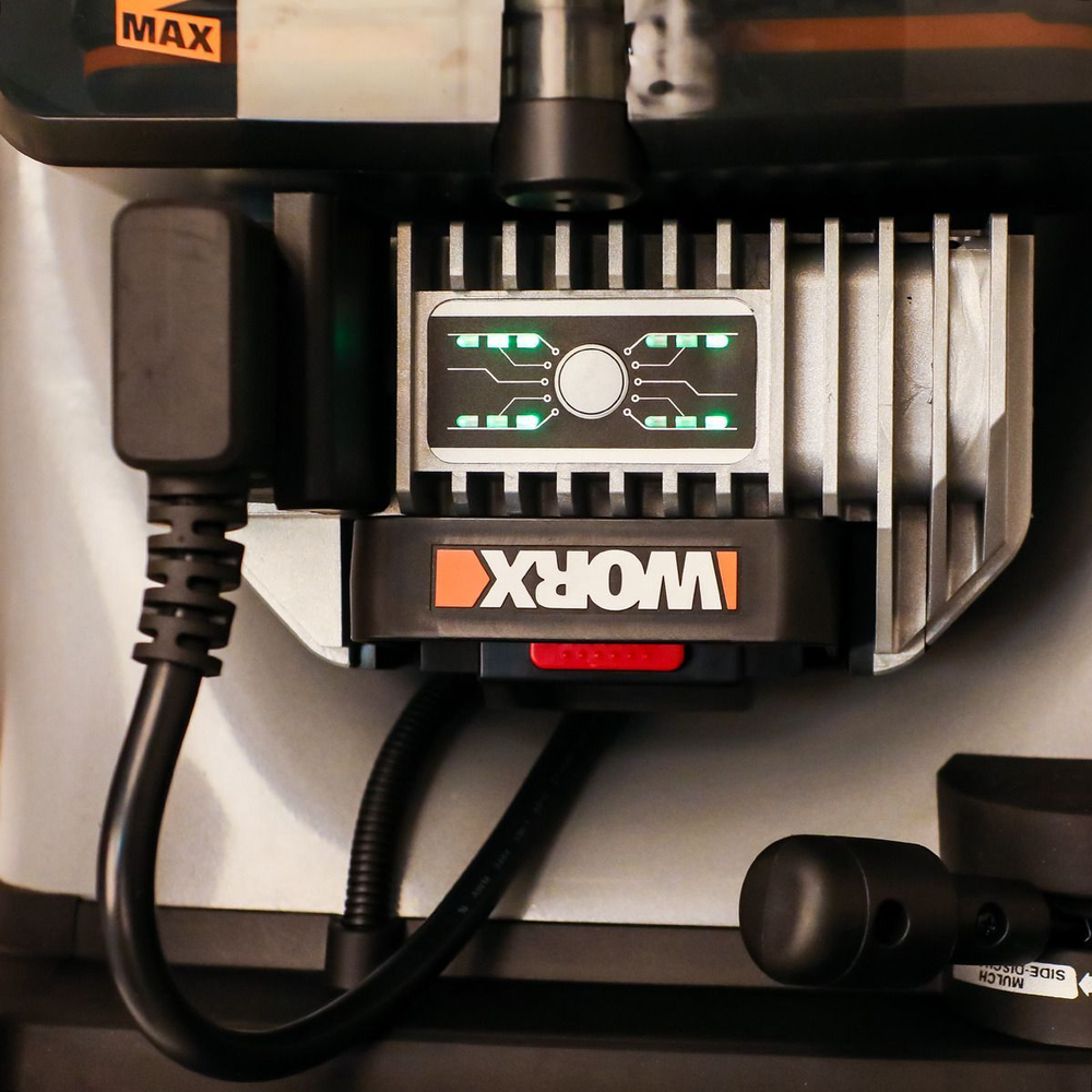 Газонокосилка аккумуляторная самоходная WORX WG761E 80В 51см