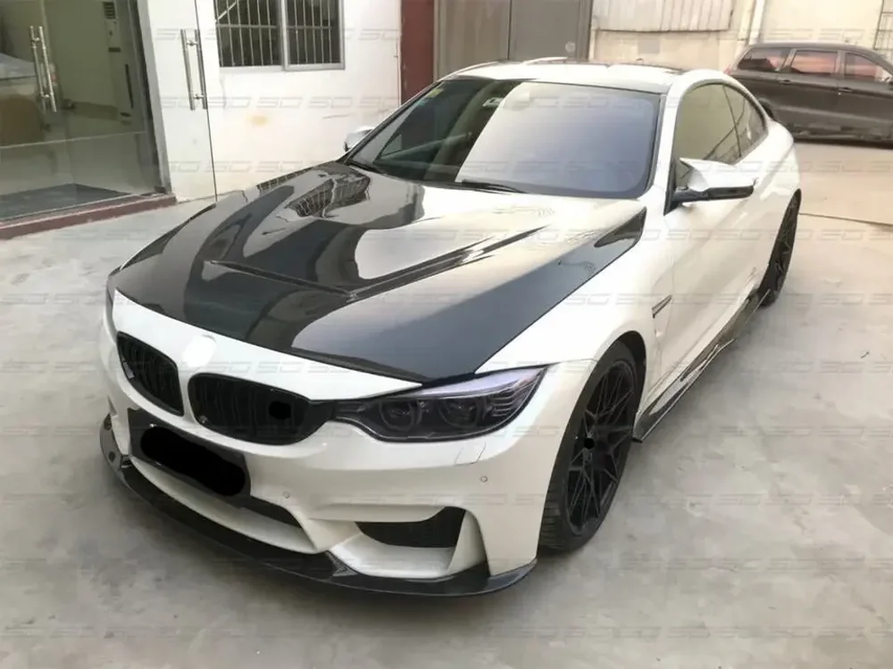 Карбоновая губа переднего бампера для BMW M3 F80 / M4 F82 / F83 БМВ