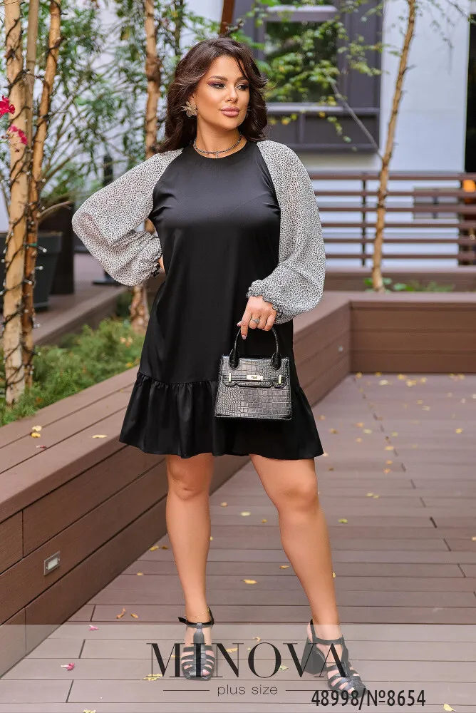 Платье 8654-молочный Minova