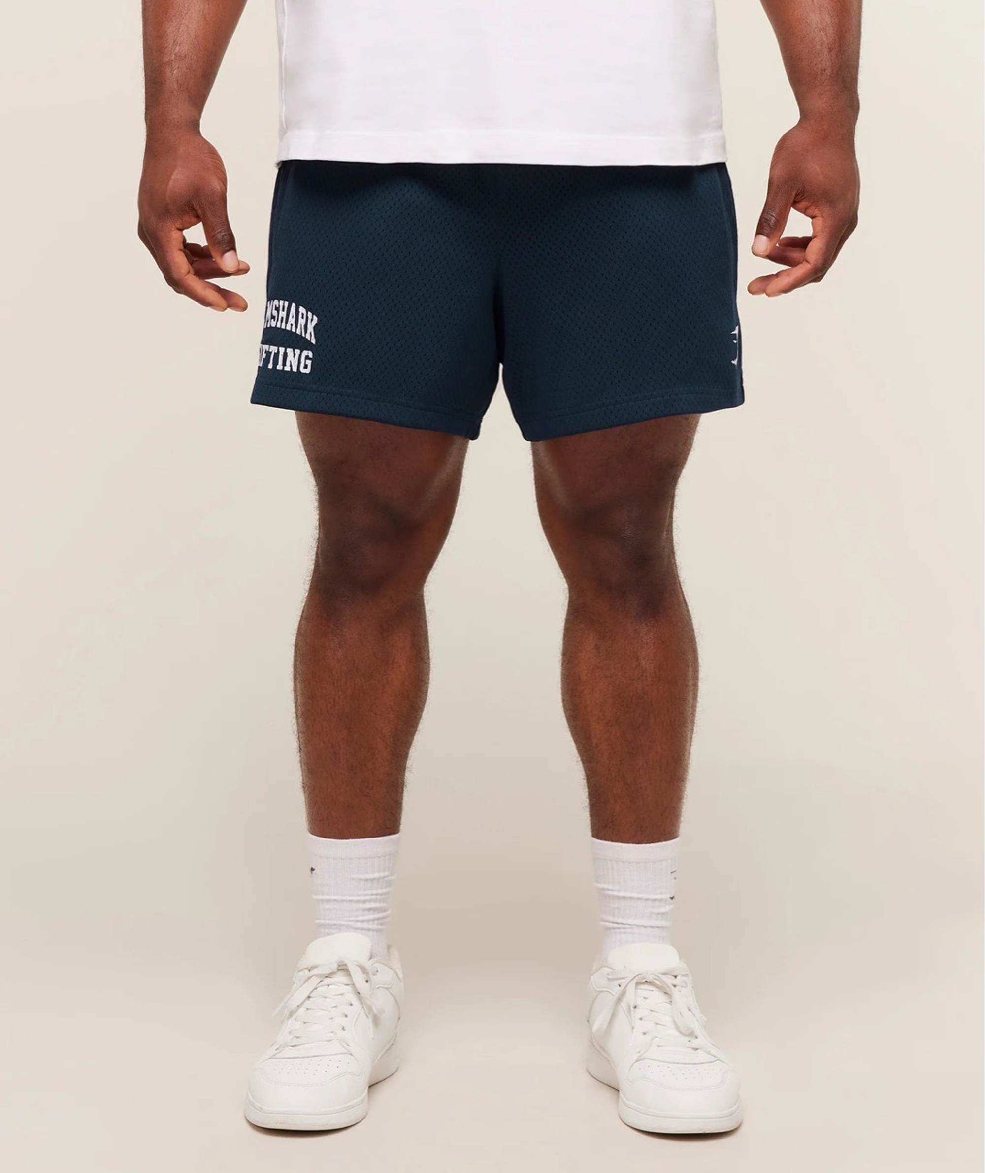 Шорты GYMSHARK Lifting 5" Mesh Shorts Navy