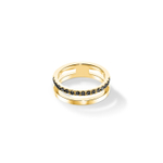 Кольцо Coeur de Lion Black-Gold 0136/40-1316 54