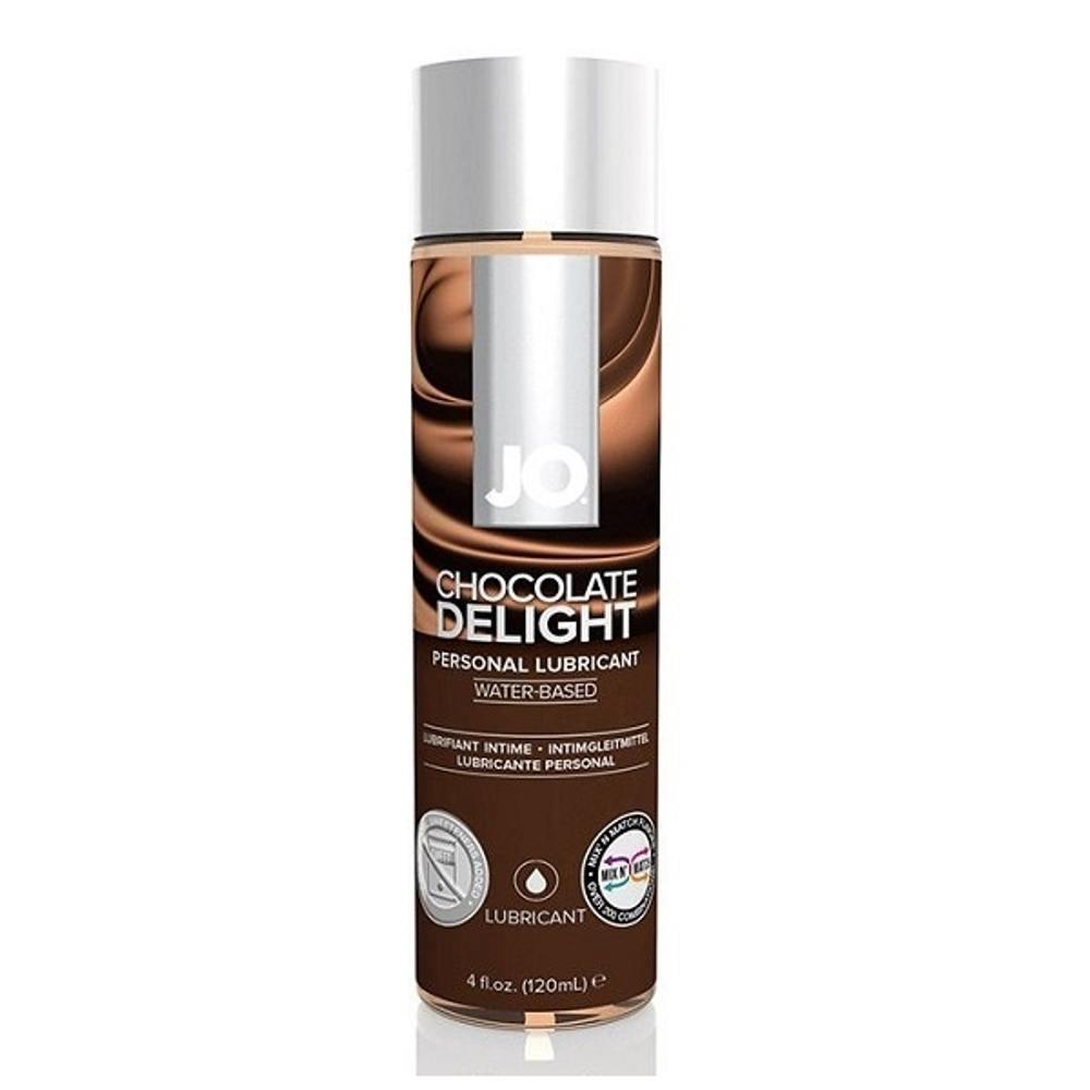 Лубрикант на водной основе с ароматом шоколада System JO Flavored Chocolate Delight 120мл