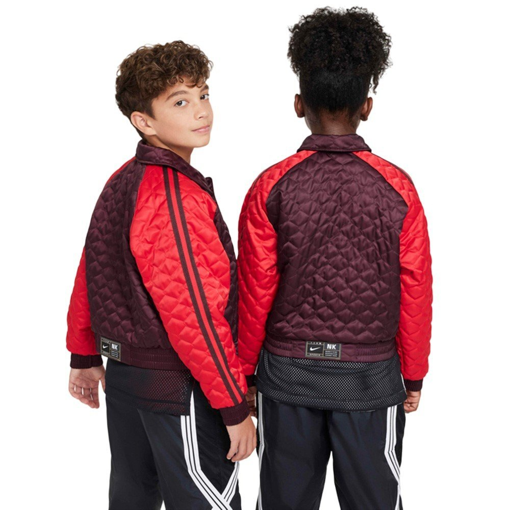Баскетбольная детская куртка Nike Culture of Basketball Jacket Burgundy