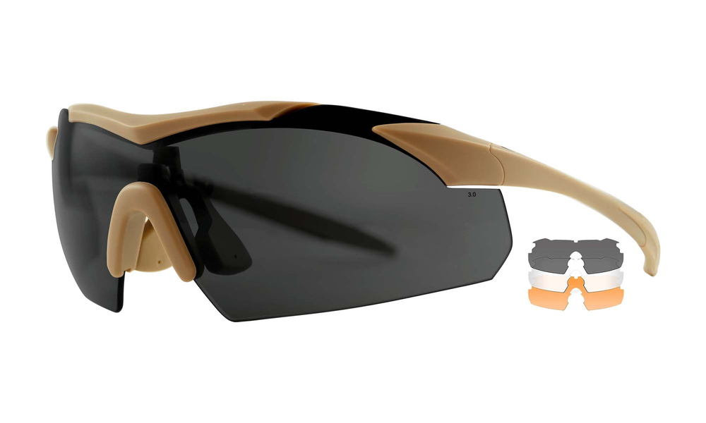 Очки Wiley-X Vapor Tan (Grey/Clear/Light Rust)