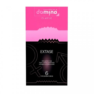 Презервативы DOMINO CLASSIC Extase, текстурированные, 6 шт