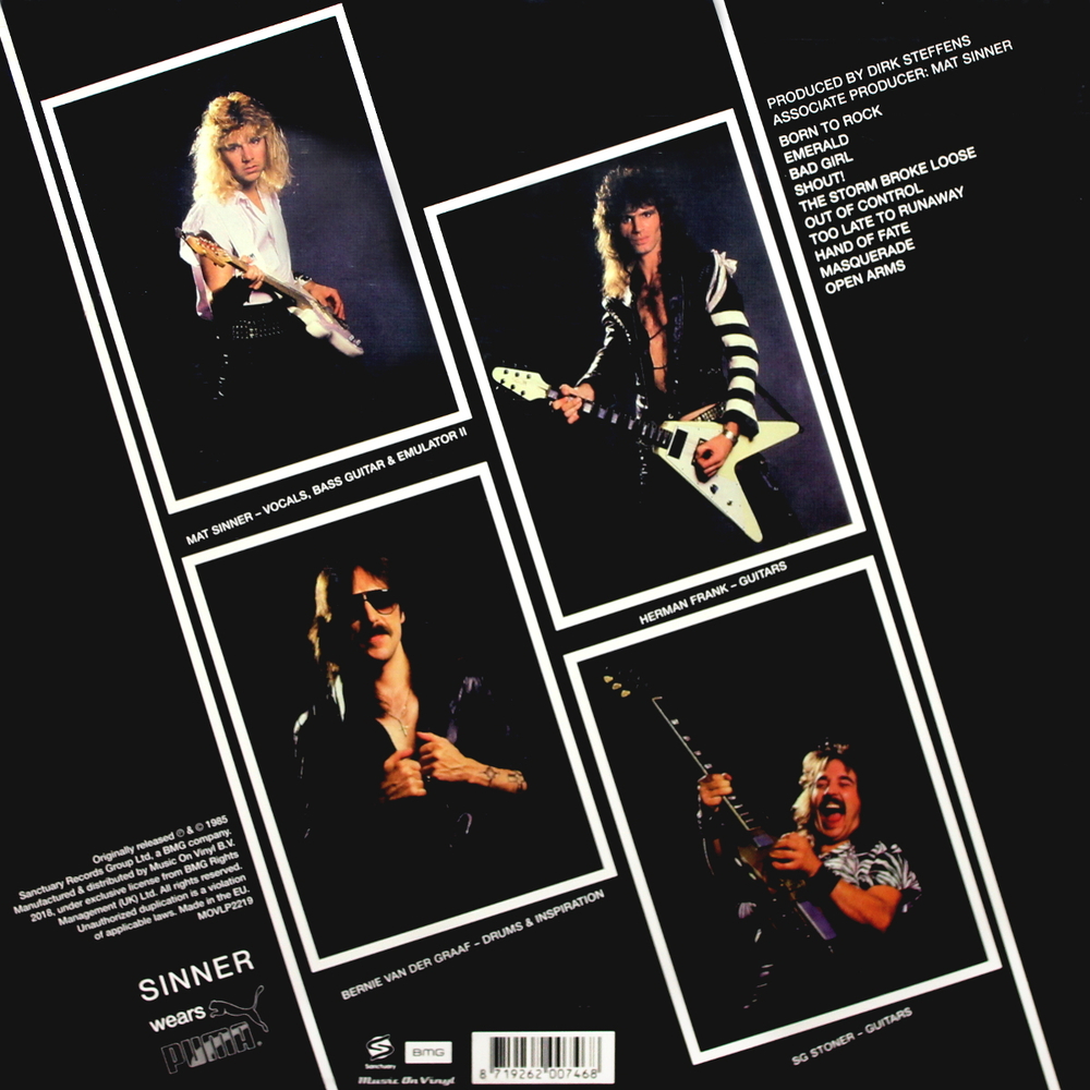 Sinner / Touch Of Sin (Coloured Vinyl)(LP)