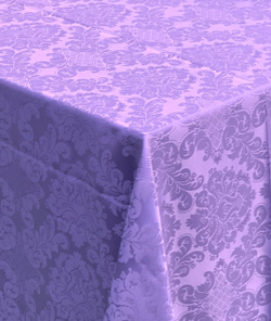 Скатерть 180x280 и 12 салфеток Palombella Dijone фиолетовые