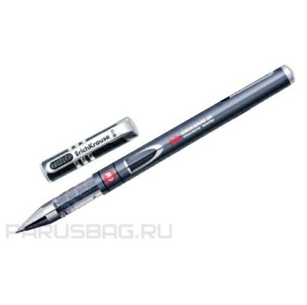 Ручка гелевая Erich Krause Megapolis, чёрная, 0.5мм