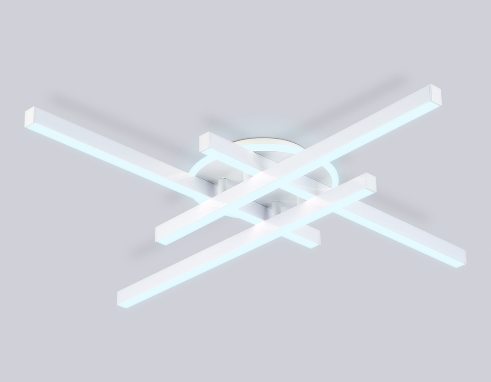 FL6281 WH белый 58W 3000K-6400K 700*700*85 (ПДУ ИК)