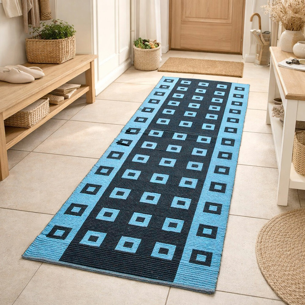 Коврик хлопковый 60*180см ручного плетения "Sindbad" 6072, цвет в ассортименте