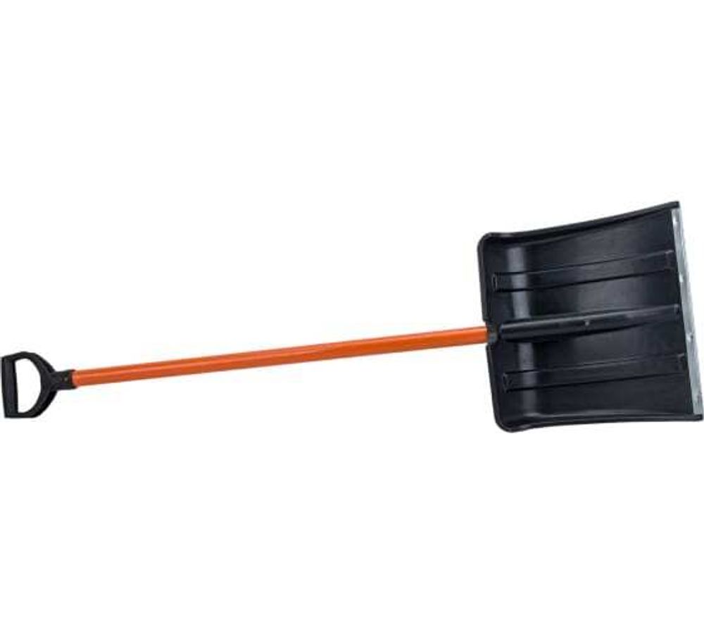 Лопата снеговая Витязь с алюм.планкой, мет.черенок в оплетке