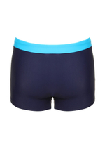 Классические мужские плавки-боксеры с контрастным поясом (Размер: M) (Цвет: зеленый)