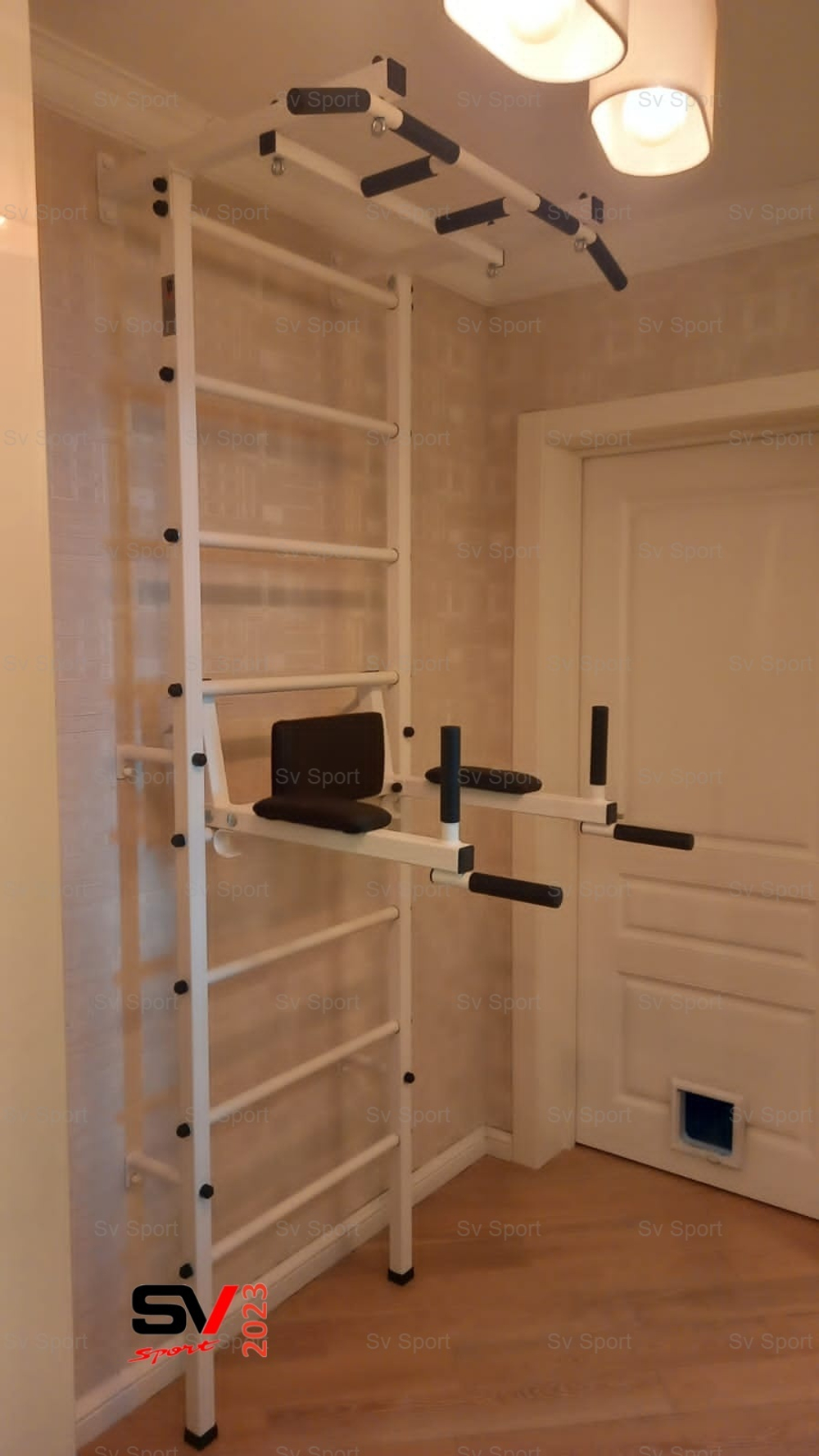 Монтаж шведской стенки Sv Sport в бетонные, кирпичные стены