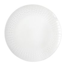 Тарелка закусочная Drops, белая, 21 см