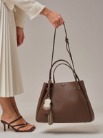 Кожаная сумка Vasilisa DBR 31210 коричневый какао