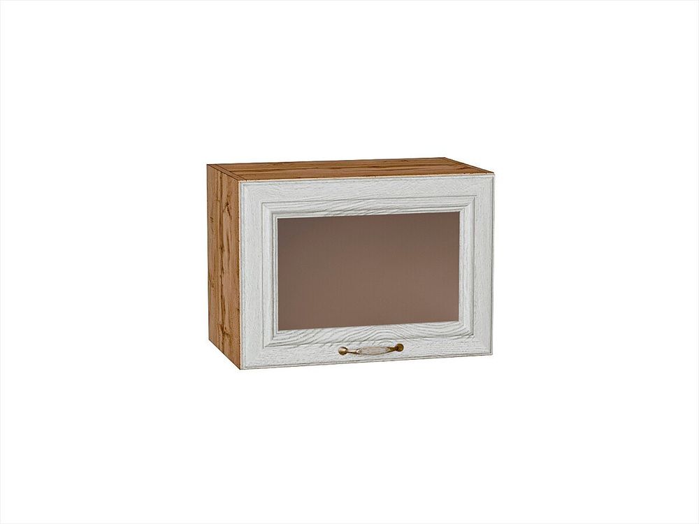 Шкаф верхний горизонтальный остекленный Шале