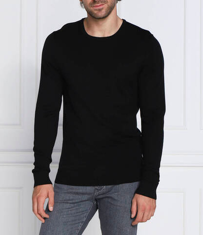 Хлопковый свитер Calvin Klein - черный(K10K109474)