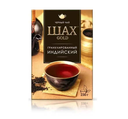 Чай черный Шах Gold Индийский гранулированный, 230 г
